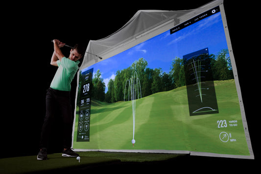 HomeCourse Golf Simulator Full Equipment Bundle